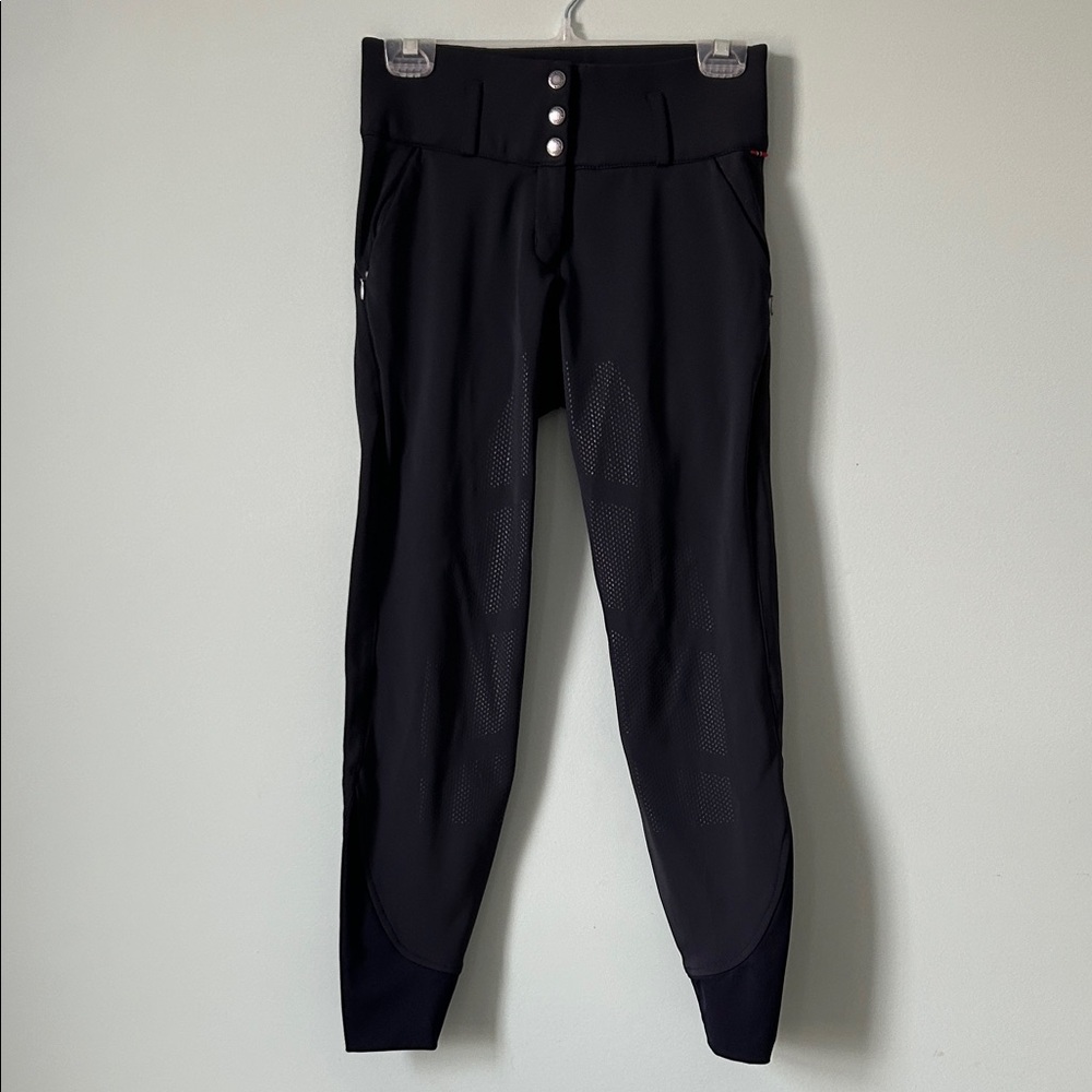 B//Vertigo Women’s Riding Pants, 24 inch Waist, Black Horseback Riding Pants